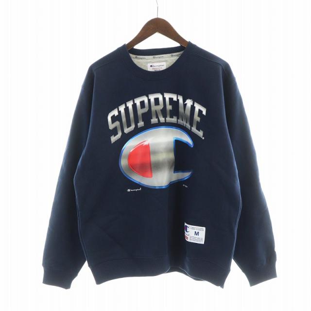 中古】シュプリーム SUPREME 19SS Champion Chrome Crewneck