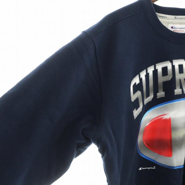 中古】シュプリーム SUPREME 19SS Champion Chrome Crewneck