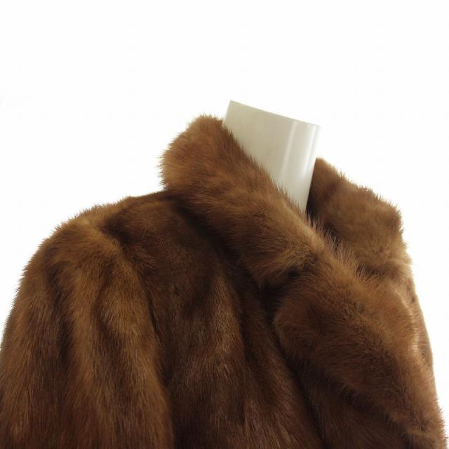 中古】M&U LEATHER AND FUR ファーコート アウター 毛皮 ミンク ミドル