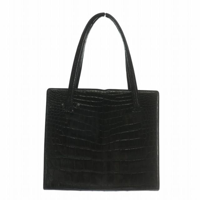中古】コンテス Comtesse トートバッグ ハンドバッグ クロコダイル