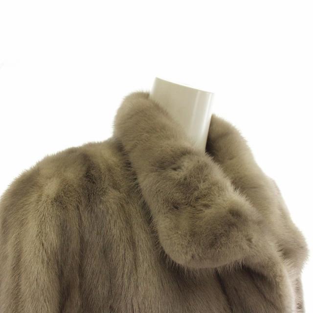 中古】ノーブランド ファーコート アウター 毛皮 サファイアミンク