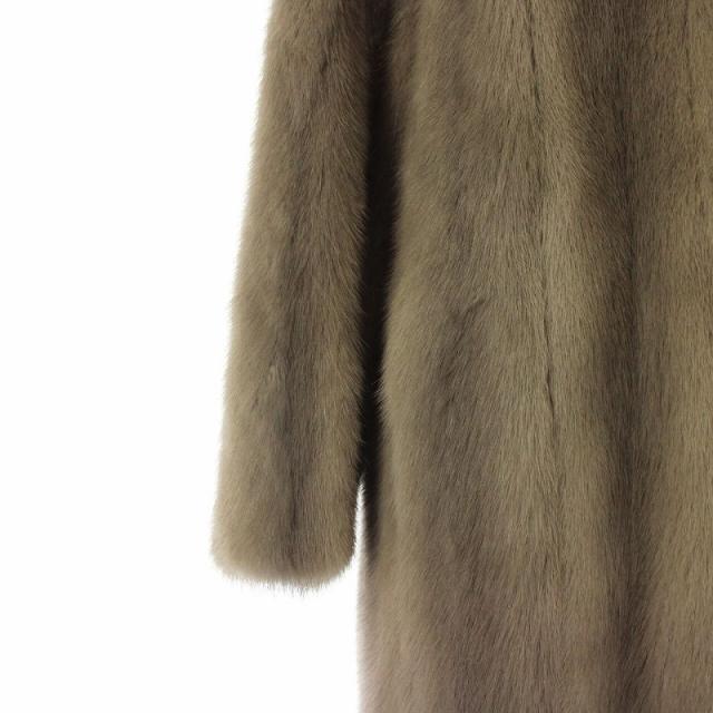 中古】ノーブランド ファーコート アウター 毛皮 サファイアミンク