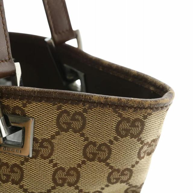 中古】グッチ GUCCI トートバッグ ハンド キャンバス レザー GG 中古】グッチ GUCCI トートバッグ ハンド キャンバス レザー GG