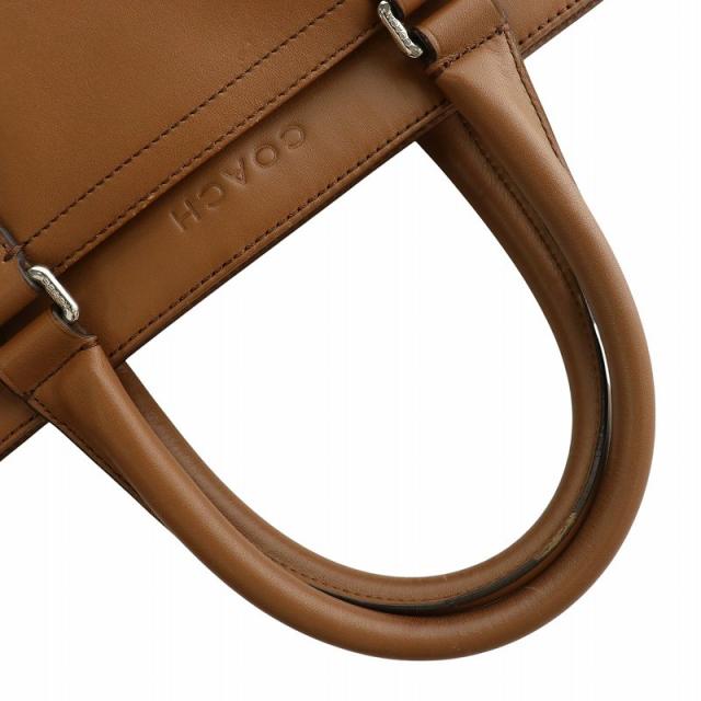 コーチCOACH レキシントンレザー メトロポリタントート 中古 ブラウン