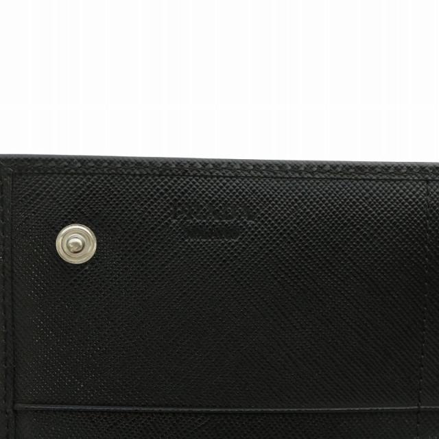 中古】プラダ PRADA 長財布 二つ折り サフィアーノレザー ロゴ
