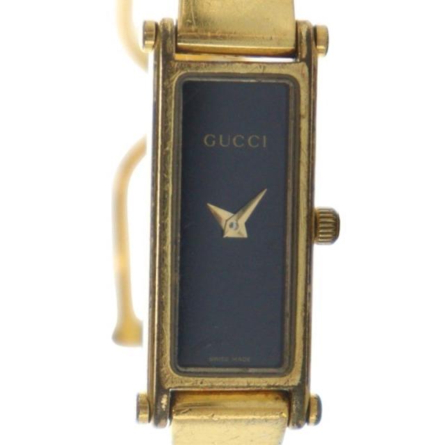 GUCCI グッチ レディース腕時計 スクエア ゴールドカラー 2600L Qz