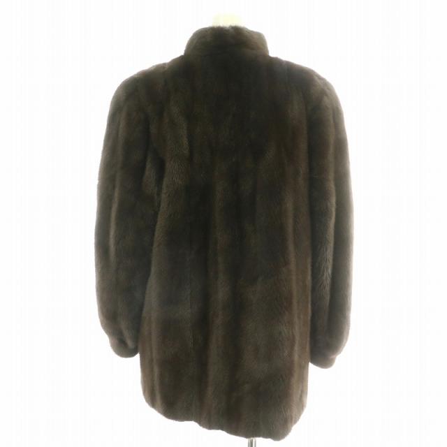 Malvoisie マルヴォワジー　ブラックファーコート　ミンク Malvoisie マルヴォワジー ブラックファーコート ミンク