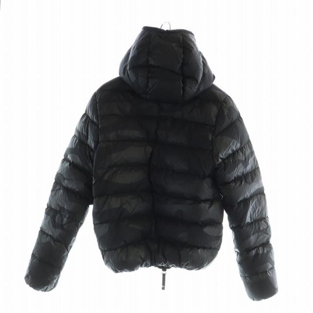 希少！  ダウンジャケット ブラックカモ柄 DUVETICA×HYDROGEN DOWN JACKETカモフラ柄ダウンジャケット ブラック