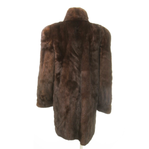CANADIA ミンク 毛皮　ファーコート ハーフコート　ブラウン系 CANADIA ミンク 毛皮ファーコート ハーフコートブラウン系