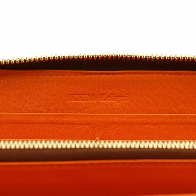 【中古】池田工芸 IKEDA Kohgei 長財布 クロコダイル レザー ラウンドファスナー 茶色 ブラウン /XZ ■GY18 メンズ 中古】池田工芸 IKEDA Kohgei 長財布 クロコダイル レザー ラウンド