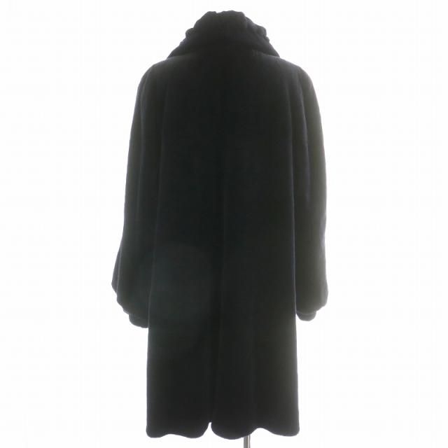 SAGA 毛皮コート ミンク SAGAMINK ROYAL ネイビー シェアードミンク