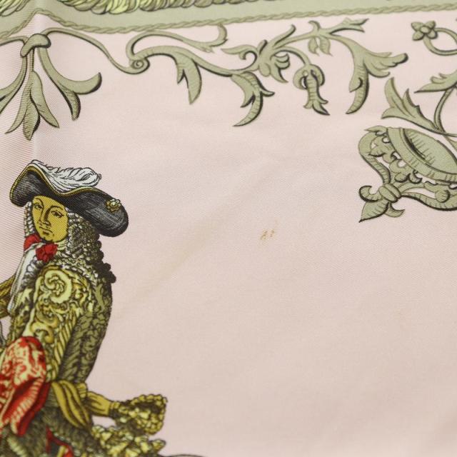 中古】エルメス HERMES カレ 90 LVDOVICVS MAGNVS 白い馬に跨ったルイ