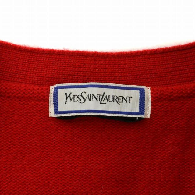 中古】イヴサンローラン YVES SAINT LAURENT カーディガン ニット 長袖  