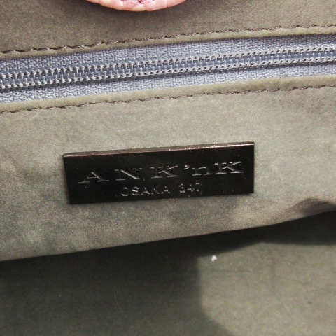 中古】ANK'nk JRA クロコダイル ワンショルダー ハンド バッグ レザー