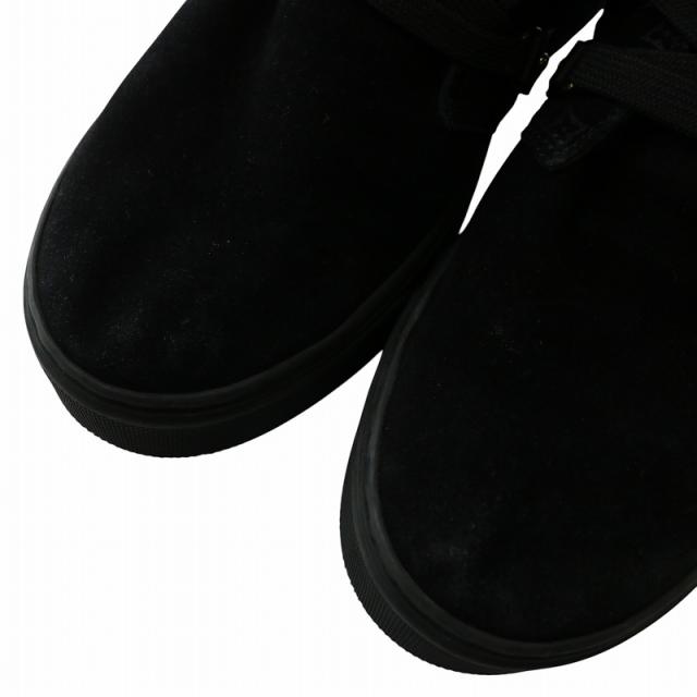 【中古】ルイヴィトン LOUIS VUITTON スニーカー スエード ムートン ボア ハイカット モノグラム 36.5 23.5cm 黒