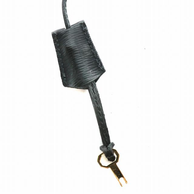 【中古】エステーデュポン S.T.DUPONT クラッチバッグ セカンドバッグ レザー ロゴ ゴールド金具 黒 ブラック