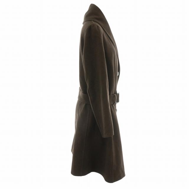 ARMANI ウール混 ロングコート 中古】GIORGIO ARMANI ショールカラー