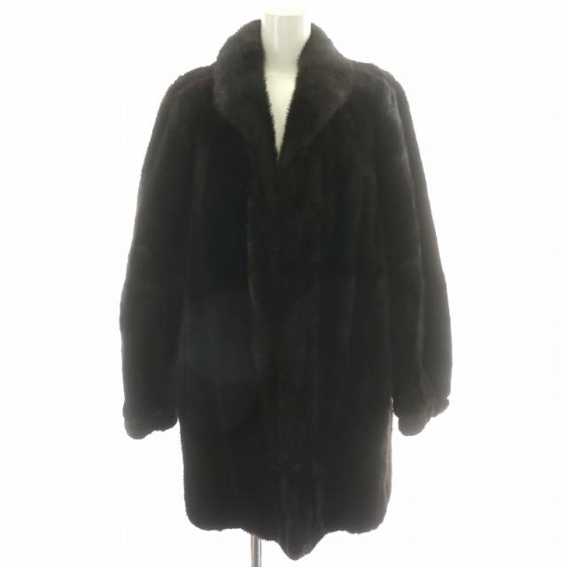 中古】サガミンク SAGA MINK 金サガ ファーコート ミドル ハーフ