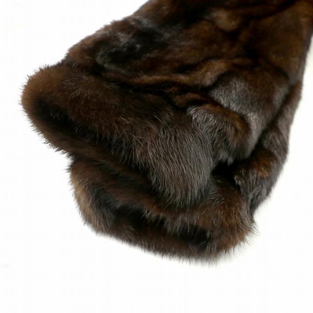 Rambulton　ミンク　ハーフコート　茶　LLサイズ Rrmbulton(オンワード)ミンク ブラウン毛皮ハーフコート