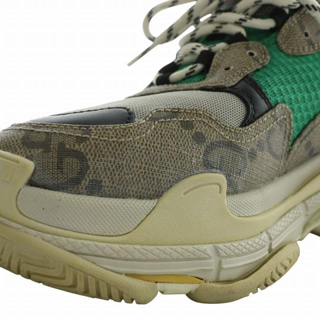 【中古】GUCCI × BALENCIAGA 21AW The Hacker Project Triple S スニーカー ローカット 厚底 US10 28.5cm 681067