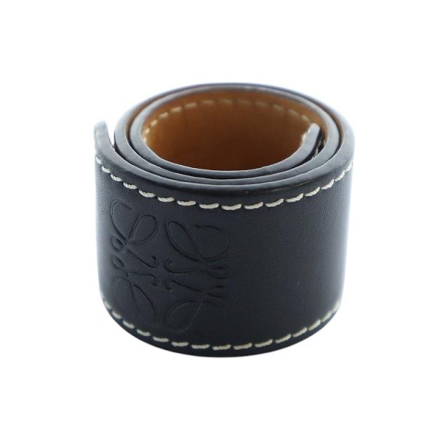 中古】ロエベ LOEWE アナグラム スラップブレスレット