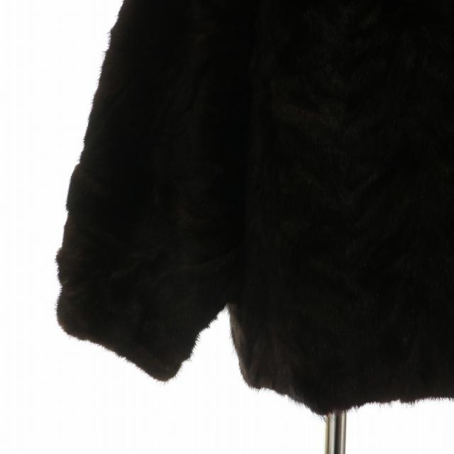中古】Hydra Furs ファーコート アウター 毛皮 ミンク ミドル 茶色