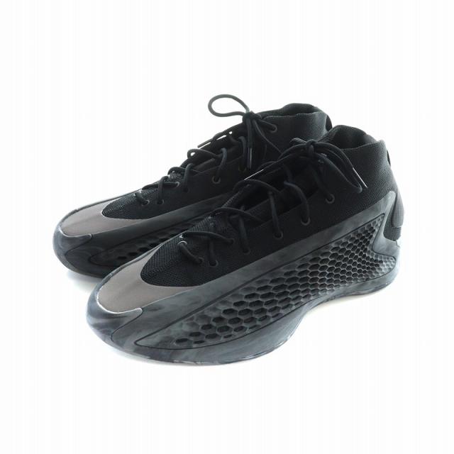 【中古】アディダス adidas Anthony Edwards 1 AE 1 MX CHACOA スニーカー シューズ 靴 ロゴ US11.5 29.5cm 黒