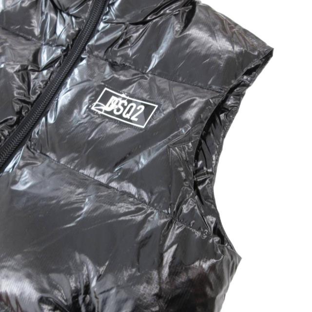 中古】ディースクエアード DSQUARED2 美品 ダウンベスト ジップアップ
