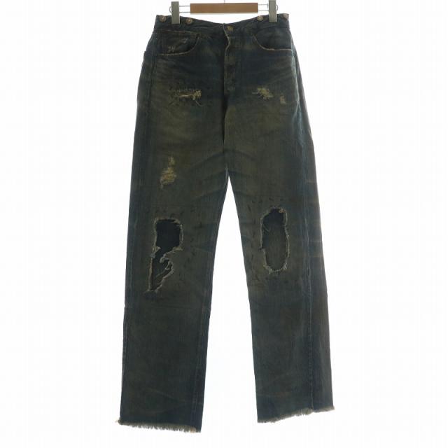【中古】未使用品 LEVI'S VINTAGE CLOTHING 501XX 1917年モデル 501本限定 デニムパンツ ダメージ加工 W31 17501-0199