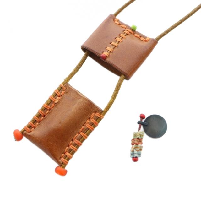 希少HENRY CUIR/アンリークイール/レザーブレスorネックレスUSED HENRY