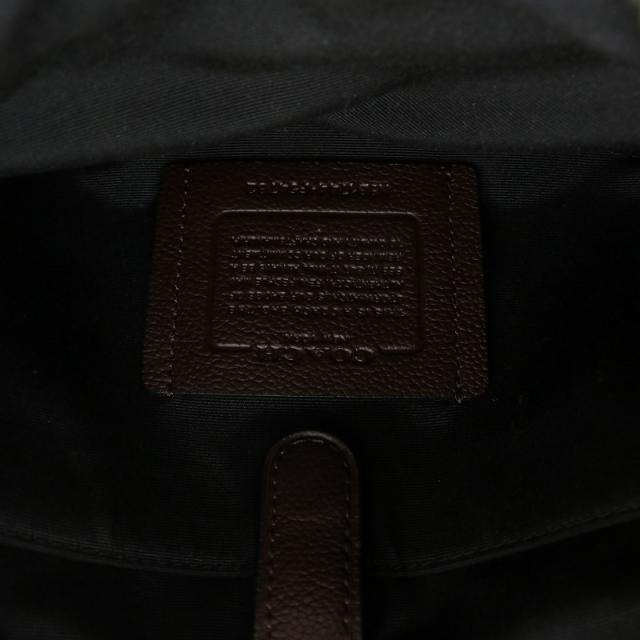 中古】コーチ COACH ショルダーバッグ フライトバッグ レザー スクエア