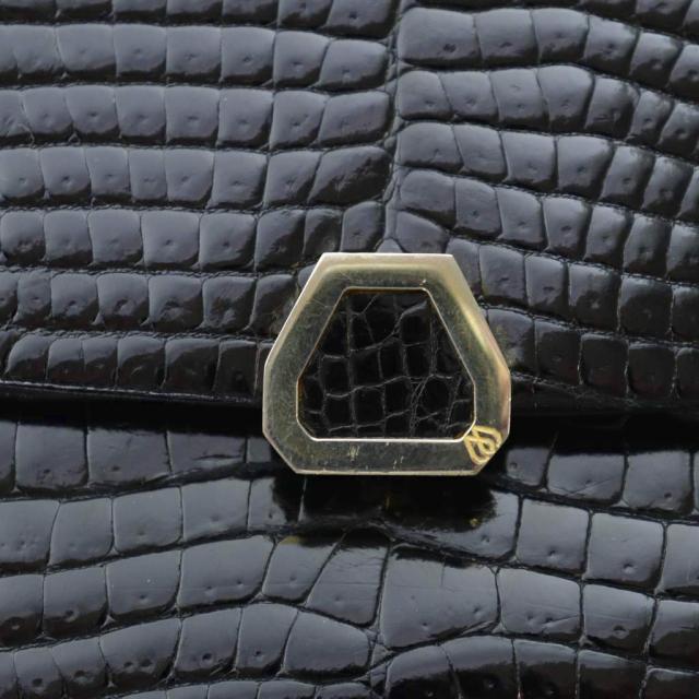 中古】モラビト MORABITO ワンショルダー バッグ シャイニークロコ