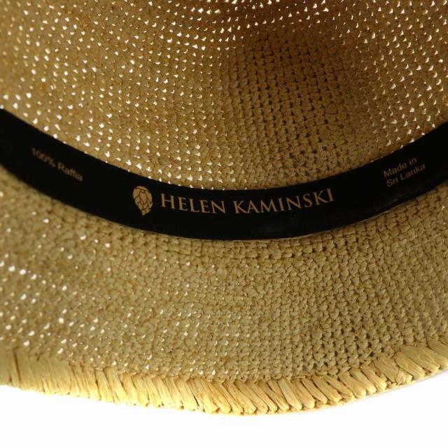 中古】ヘレンカミンスキー HELEN KAMINSKI 麦わら帽子 ラフィア ハット