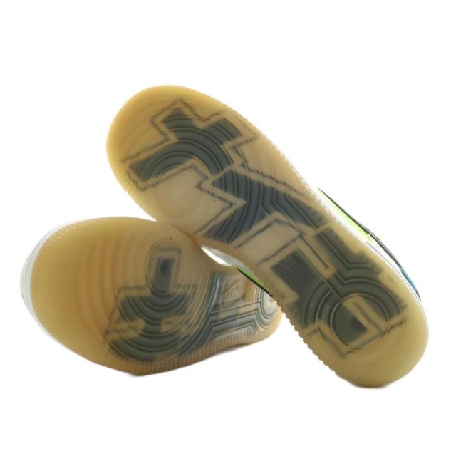 【中古】NIKE World Wide Pack Air Force 1 Low White KATAKANA スニーカー US12.5 30.5cm ベージュ 水色 DA1343-117