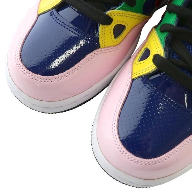 【中古】未使用品 ナイキ エアフォース3 ロー SP ネイビー ヒールロゴ × ニゴー スニーカー US8.5 26.5cm HQ1458-400