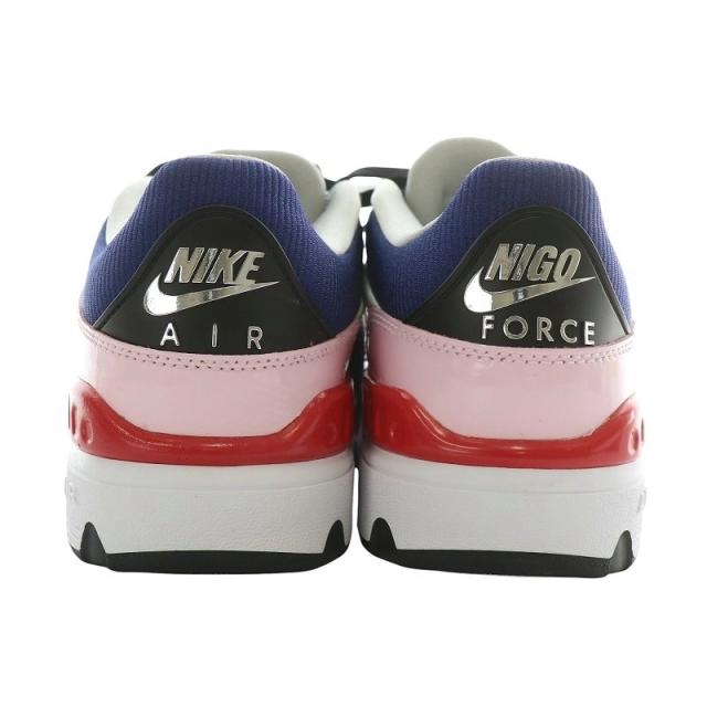 【中古】未使用品 ナイキ エアフォース3 ロー SP ネイビー ヒールロゴ × ニゴー スニーカー US8.5 26.5cm HQ1458-400