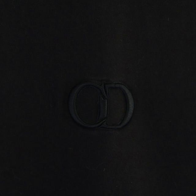 【中古】ディオールオム Dior HOMME CD Icon アイコン Tシャツ カットソー コットン 半袖 ロゴ刺繍 S 黒 943J605A0554_3