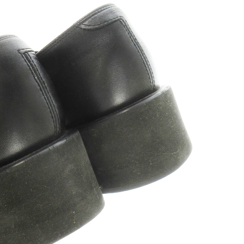 【中古】ラッドミュージシャン LAD MUSICIAN サイドゴアスリッポン ビジネスシューズ レザー 革 厚底 44 29.0cm 黒