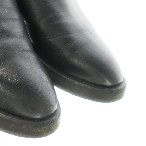 【中古】ラッドミュージシャン LAD MUSICIAN サイドゴアスリッポン ビジネスシューズ レザー 革 厚底 44 29.0cm 黒