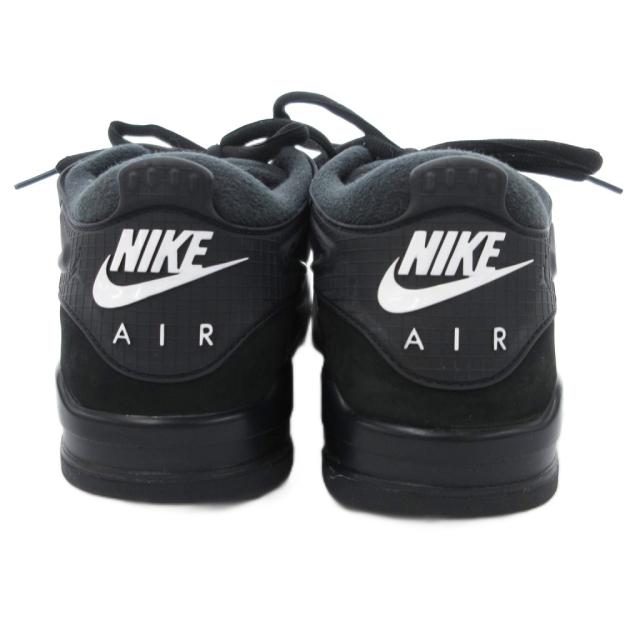 【中古】ナイキ NIKE AIR Jordan 4 RM スニーカー レザー 革 スエード ロゴ 29.5cm 黒 ブラック FQ7939-004 /JS