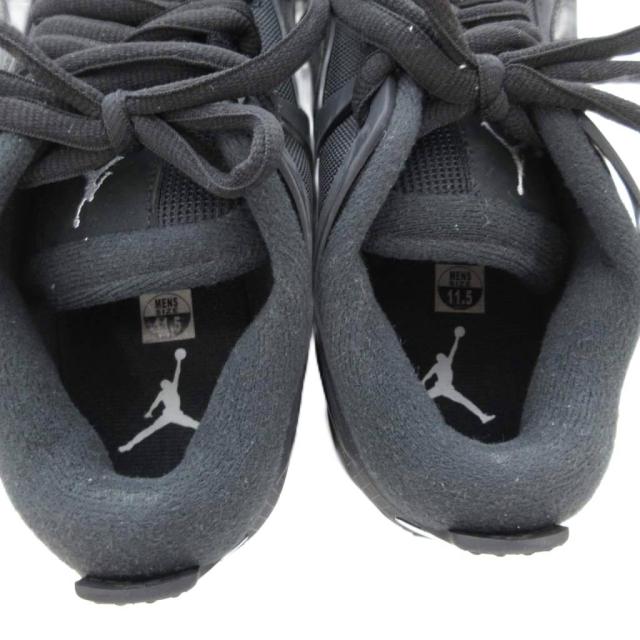 【中古】ナイキ NIKE AIR Jordan 4 RM スニーカー レザー 革 スエード ロゴ 29.5cm 黒 ブラック FQ7939-004 /JS