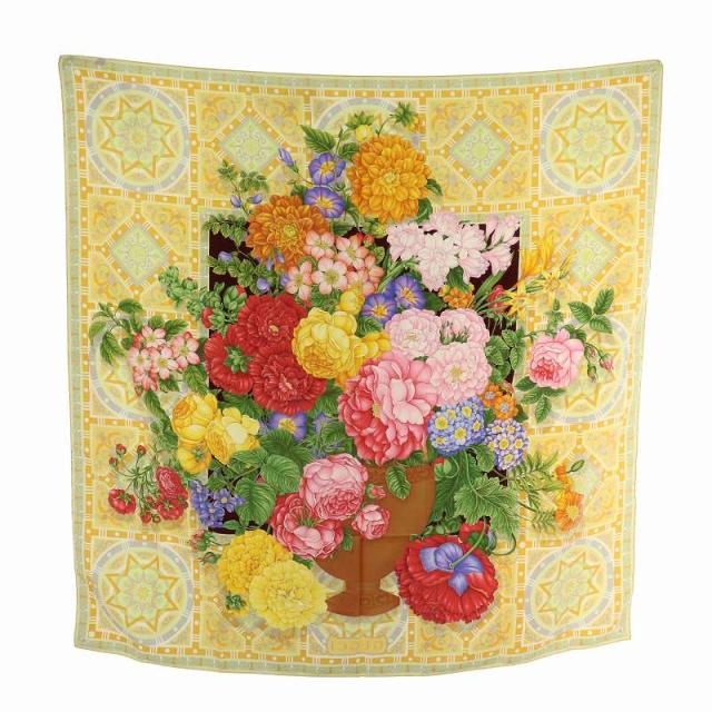 中古】グッチ GUCCI ヴィンテージ 大判 スカーフ ストール ショール