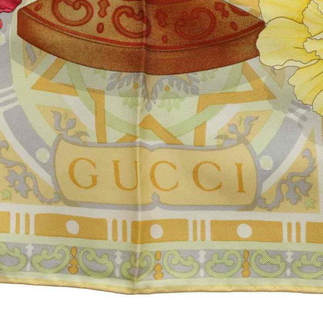中古】グッチ GUCCI ヴィンテージ 大判 スカーフ ストール ショール