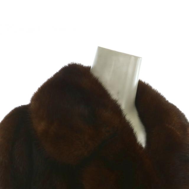 ミンクブラウンファーコート EMBA ミンク ファーコート 毛皮 XLサイズ ブラウン - メルカリ