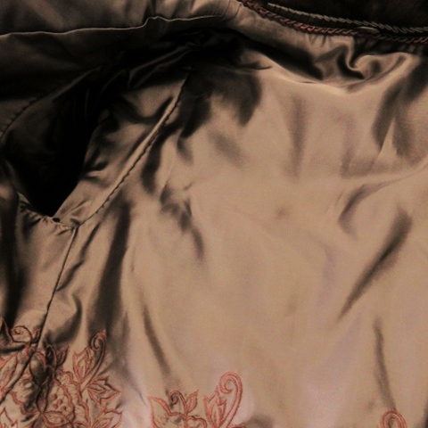 中古】ノーブランド ミンクファーコート 毛皮 サファイアミンクファー