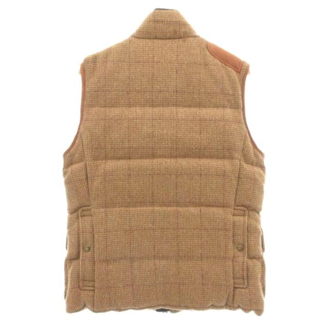 【中古】ポロ バイ ラルフローレン Polo by Ralph Lauren 90s ヴィンテージ ダウンベスト ツイード レザー切替 M 中古】ポロ バイ ラルフローレン Polo by Ralph Lauren 90s