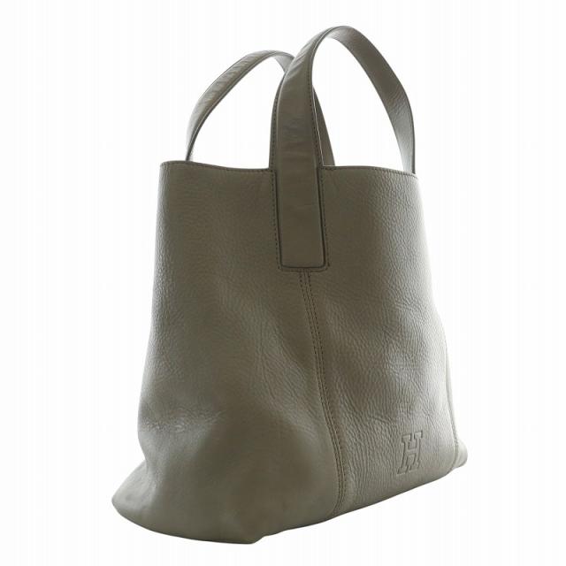 中古】ヒロフ HIROFU ヴィータ トートバッグ ハンド レザー オープン