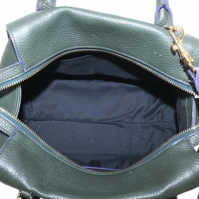 中古】イアクッチ IACUCCI ハンドバッグ ショルダー 2WAY シボ革