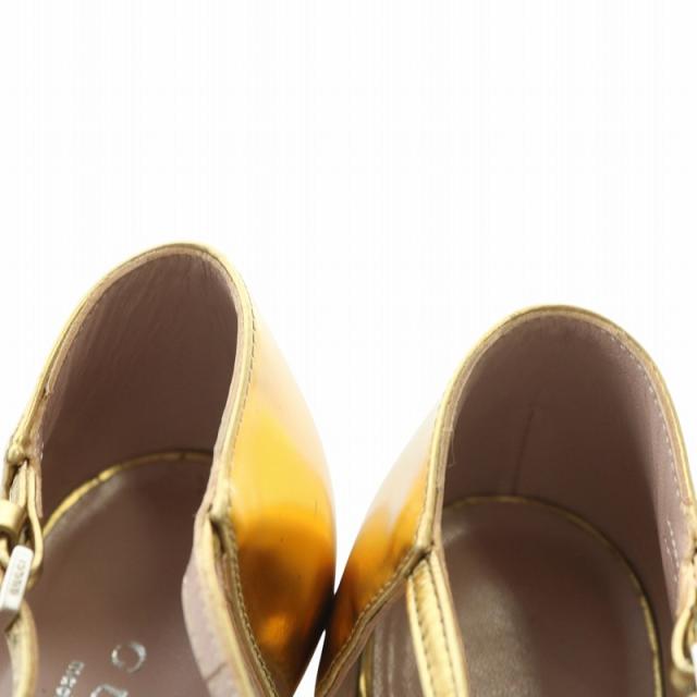 中古】グッチ GUCCI パンプス レザー ポインテッドトゥ ハイヒール