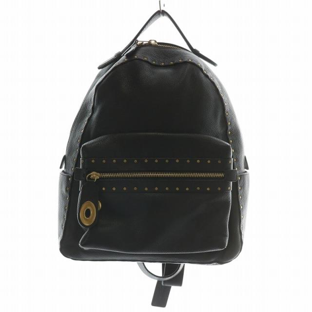 中古】コーチ COACH リュックサック バックパック デイパッグ レザー